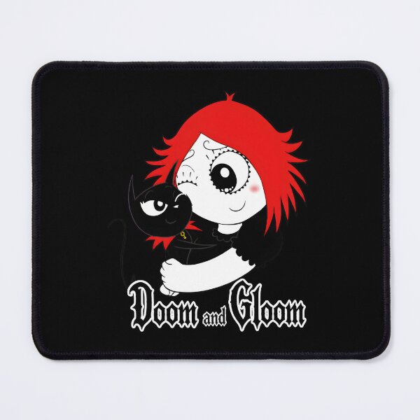Item preview, DooM and GlooM Cartoon Girl Black Cat Demon Art designed and sold by TudyEvansio.