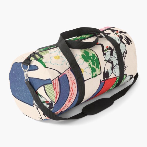 Item preview, Japanese Fans and Cranes Vintage Pattern designed and sold by Fani*.