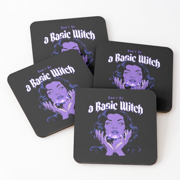 Item preview, Don't be a Basic Witch- Gothic Halloween designed and sold by Raynedropdesign.
