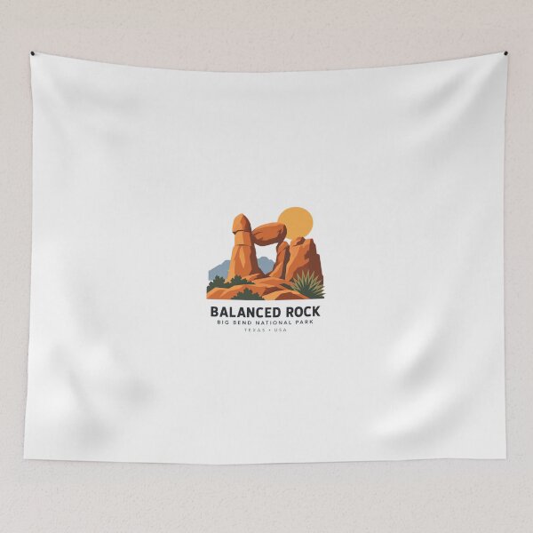Item preview, Balanced Rock Big Bend National Park Texas USA National Park Travel Souvenir designed and sold by JonesFlora2025.