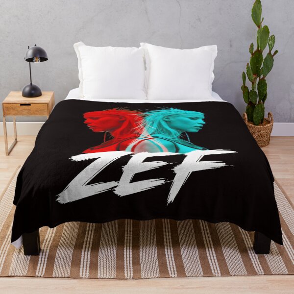 Item preview, ZEF Red Cyan Glitch Portrait Statement designed and sold by Ahkamnash.