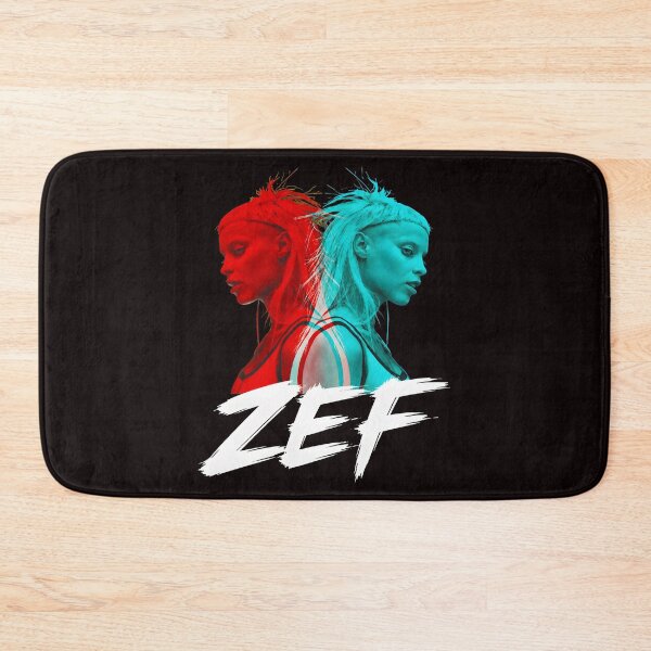 Item preview, ZEF Red Cyan Glitch Portrait Statement designed and sold by Ahkamnash.