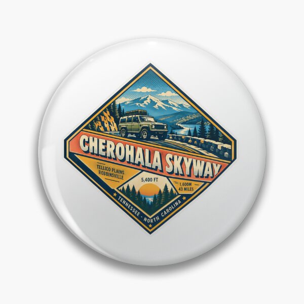 Item preview, Cherohala Skyway Scenic Mountain Road Trip Tennessee North Carolina designed and sold by Simsimah26Parks.