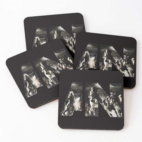 Item preview, AN Galloping Horses Stormy Dark Epic Art designed and sold by Gamaza-Eggs.