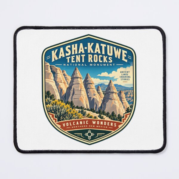 Item preview, Kasha-Katuwe Tent Rocks National Monument Northern New Mexico Volcanic Wonders Travel Hiking designed and sold by NightGlyph.