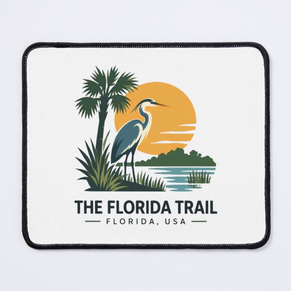 Item preview, The Florida Trail Florida Nature Wildlife Hiking Birdwatcher Traveler designed and sold by NightGlyph.