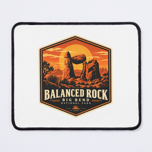 Item preview, Balanced Rock Big Bend National Park Texas Travel Souvenir Hiker Gift designed and sold by JonesFlora2025.