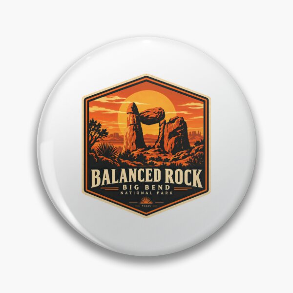 Item preview, Balanced Rock Big Bend National Park Texas Travel Souvenir Hiker Gift designed and sold by JonesFlora2025.