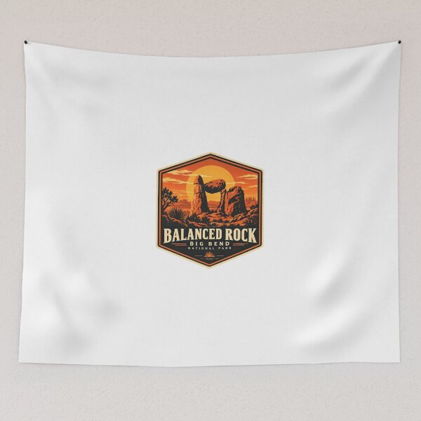 Item preview, Balanced Rock Big Bend National Park Texas Travel Souvenir Hiker Gift designed and sold by JonesFlora2025.