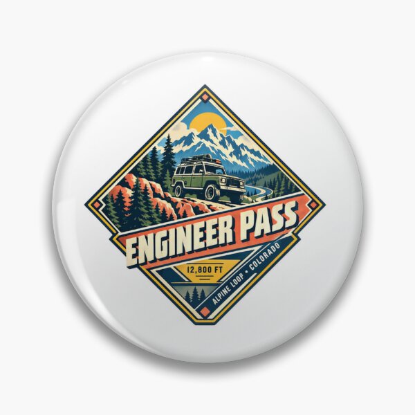Item preview, Engineer Pass 12,800 Ft Alpine Loop Colorado Off Road Mountain Adventure designed and sold by Simsimah26Parks.