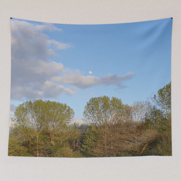 Item preview, Moon above the Trees in Daylight designed and sold by Lu-Lula.