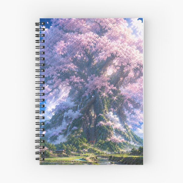 Item preview, The Eternal Sakura Tree A Mystical Japanese Fantasy designed and sold by kaipapershop.