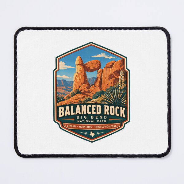 Item preview, Balanced Rock Big Bend National Park Texas Traveler Adventure designed and sold by JonesFlora2025.