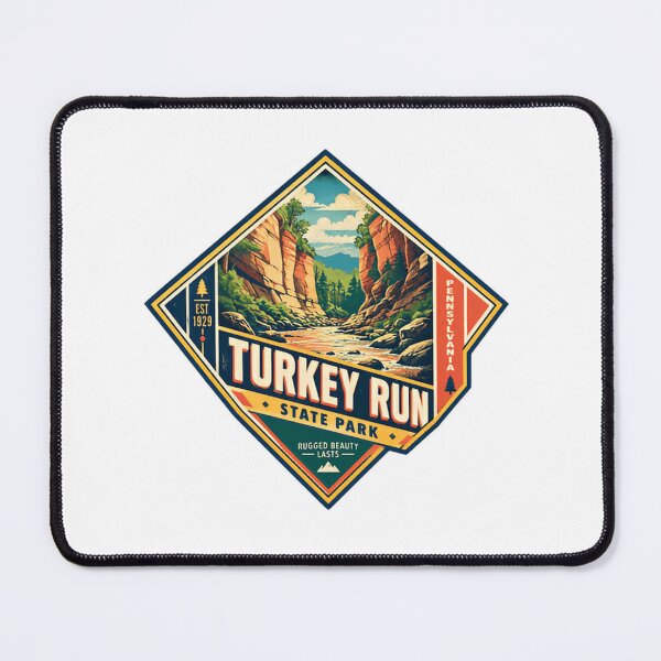 Item preview, Turkey Run State Park Pennsylvania Est 1929 Rugged Beauty Lasts Outdoors Travel Hiker Gift designed and sold by Simsimah26Parks.