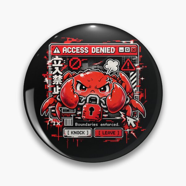 Item preview, Access Denied - Grumpy Crab Glitch Manga designed and sold by Visual Dept..