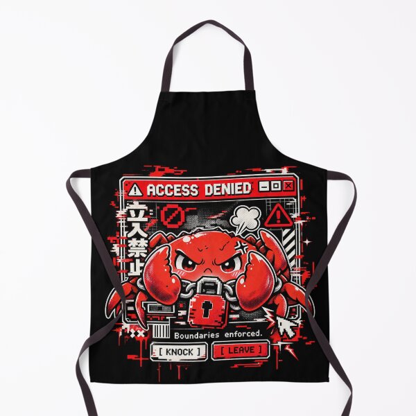 Item preview, Access Denied - Grumpy Crab Glitch Manga designed and sold by Visual Dept..