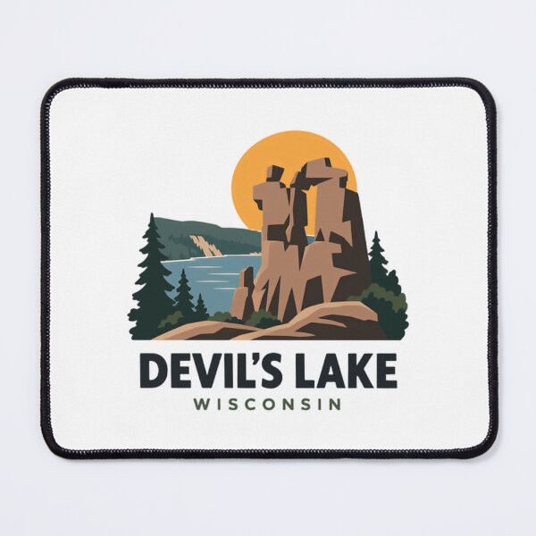 Item preview, Devil's Lake Wisconsin State Park Nature Hiking Travel Vacation designed and sold by NightGlyph.