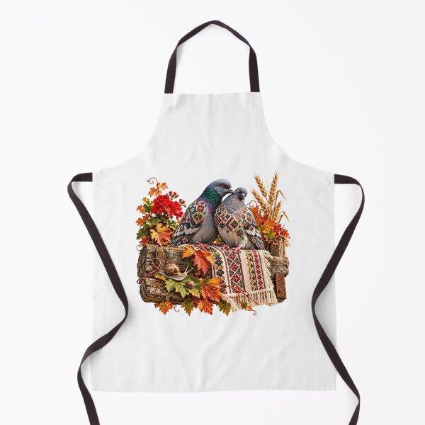 Item preview, Rustic Love Embroidered Pigeons designed and sold by DansCreations42.