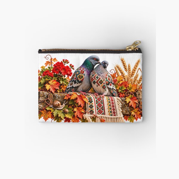 Item preview, Rustic Love Embroidered Pigeons designed and sold by DansCreations42.