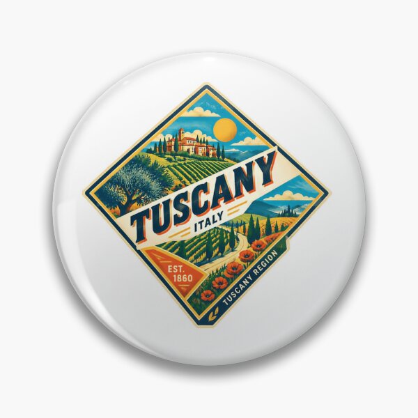 Item preview, Tuscany Italy Est. 1860 Tuscany Region European Travel Vacation Destination designed and sold by Simsimah26Parks.
