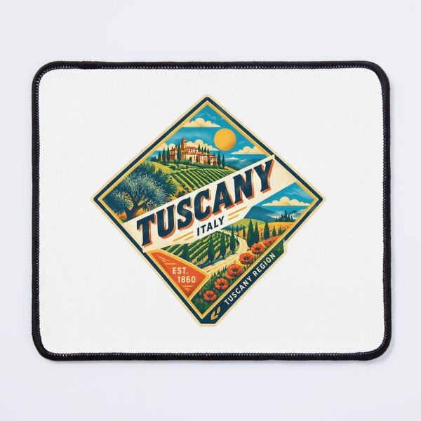 Item preview, Tuscany Italy Est. 1860 Tuscany Region European Travel Vacation Destination designed and sold by Simsimah26Parks.