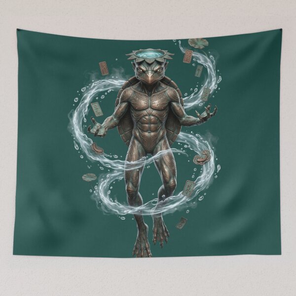 Item preview, Kappa, the Aquatic Guardian of Japanese Folklore designed and sold by FASAventuras.