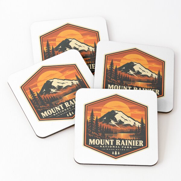 Item preview, Mount Rainier National Park Washington Hiking Camping Souvenir designed and sold by NeedForParks.