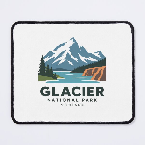 Item preview, Glacier National Park Montana Travel Hiking Outdoors Visitor Souvenir designed and sold by RetroMini2026.