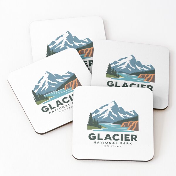 Item preview, Glacier National Park Montana Travel Hiking Outdoors Visitor Souvenir designed and sold by RetroMini2026.