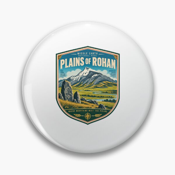 Item preview, Middle Earth National Park Plains Of Rohan Where Mountains Meet The Plains Lord Of The Rings Fantasy Fan designed and sold by RetroMini2026.