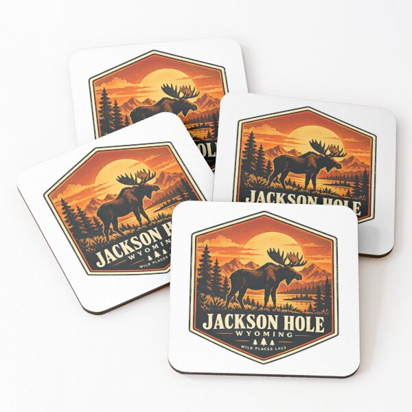 Item preview, Jackson Hole Wyoming Wild Places Last Moose Wildlife Nature Travel Souvenir designed and sold by NeedForParks.