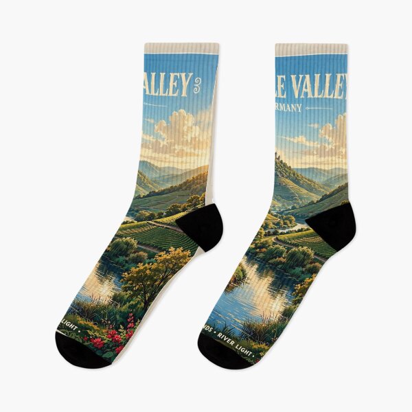 Item preview, Moselle Valley — Vineyards and River Bends designed and sold by DibujandoPorfa.