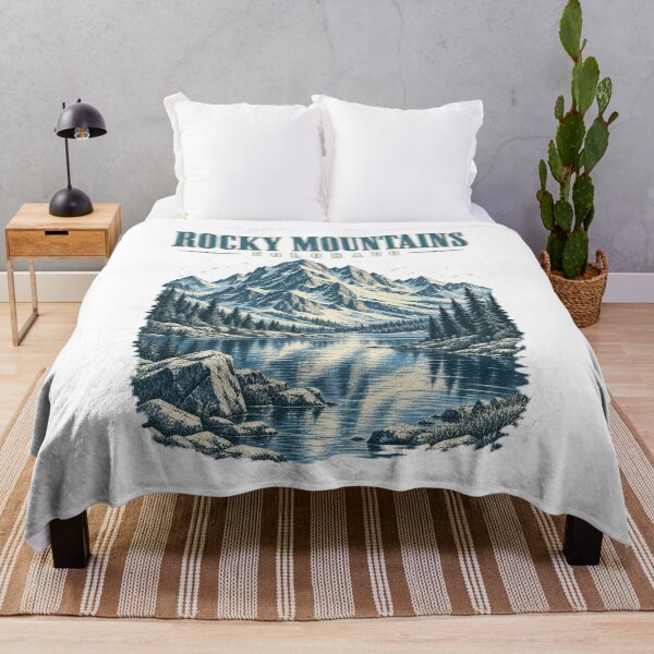 Item preview, Rocky Mountains Colorado Alpine Lake Landscape designed and sold by TadeoNivar.