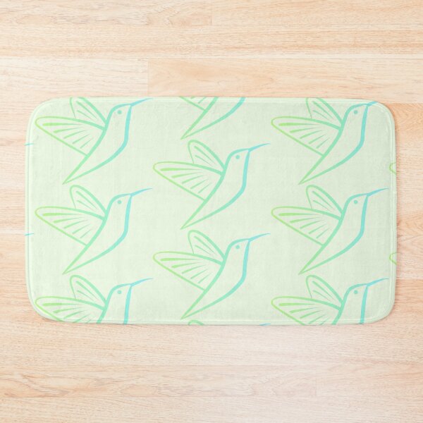 Item preview, Minimalist hummingbird design - green gradient designed and sold by Angieozvel.