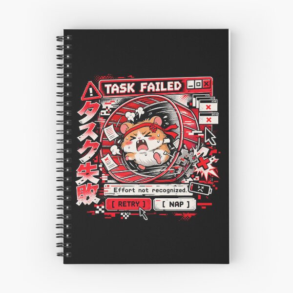 Item preview, Task Failed - Frustrated Hamster Glitch Manga designed and sold by Visual Dept..