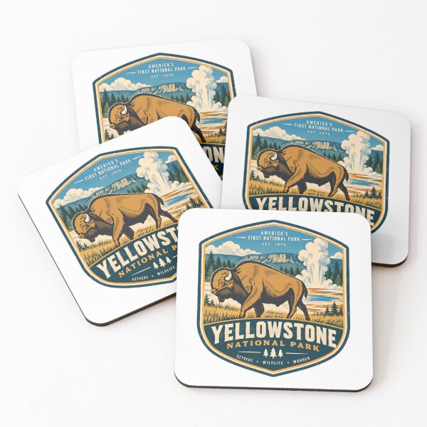 Item preview, Yellowstone National Park America's First National Park Est 1872 Geysers Wildlife Wonder Travel Vacation Souvenir designed and sold by NeedForParks.