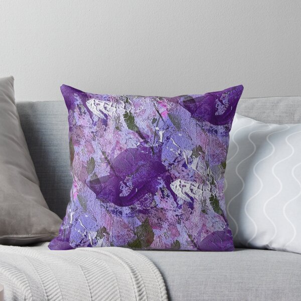 Item preview, Impressionistic Rustic Flowers in Purple designed and sold by Artistestella.