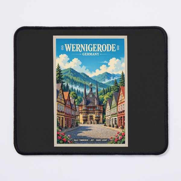 Item preview, Wernigerode — Colorful Half-Timbered Streets designed and sold by DibujandoPorfa.