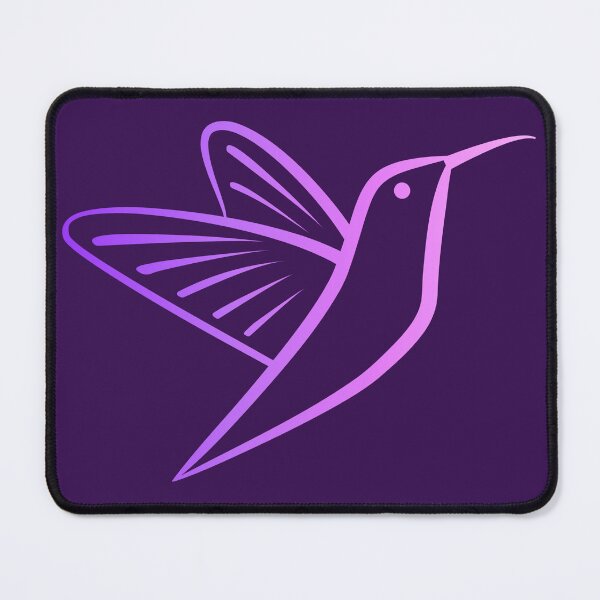 Item preview, Minimalist hummingbird design - purple gradient designed and sold by Angieozvel.
