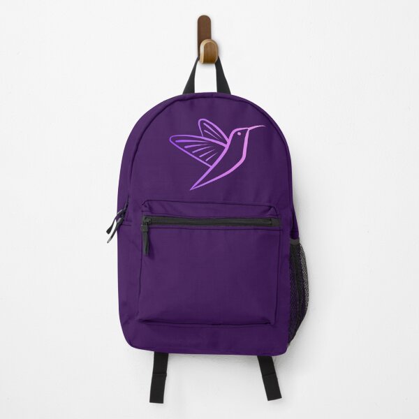 Item preview, Minimalist hummingbird design - purple gradient designed and sold by Angieozvel.