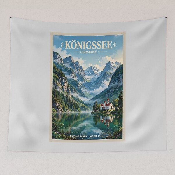 Item preview, Königssee — Emerald Water Sanctuary designed and sold by DibujandoPorfa.