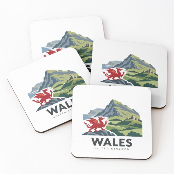 Item preview, Wales United Kingdom Welsh Dragon Welsh Heritage designed and sold by NightGlyph.