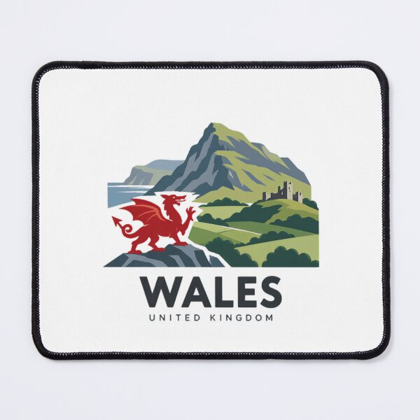 Item preview, Wales United Kingdom Welsh Dragon Welsh Heritage designed and sold by NightGlyph.