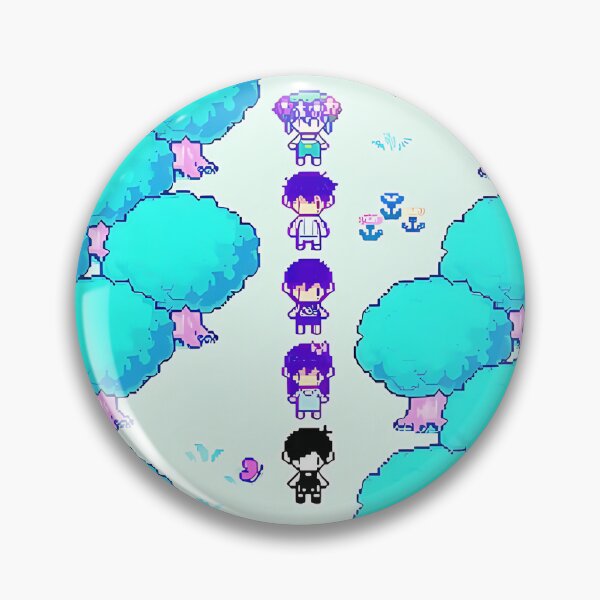 Item preview, OMORI characters in a forest designed and sold by LyleKee.
