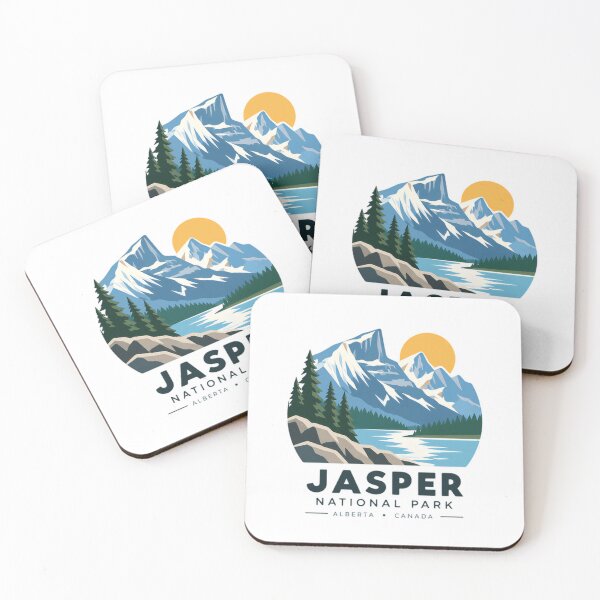 Item preview, Jasper National Park Alberta Canada Travel Souvenir Hiker Camper designed and sold by NightGlyph.