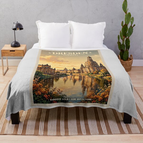 Item preview, Dresden — Baroque City at Golden Hour designed and sold by DibujandoPorfa.