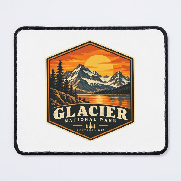 Item preview, Glacier National Park Montana USA Travel Hiking Camping designed and sold by NeedForParks.