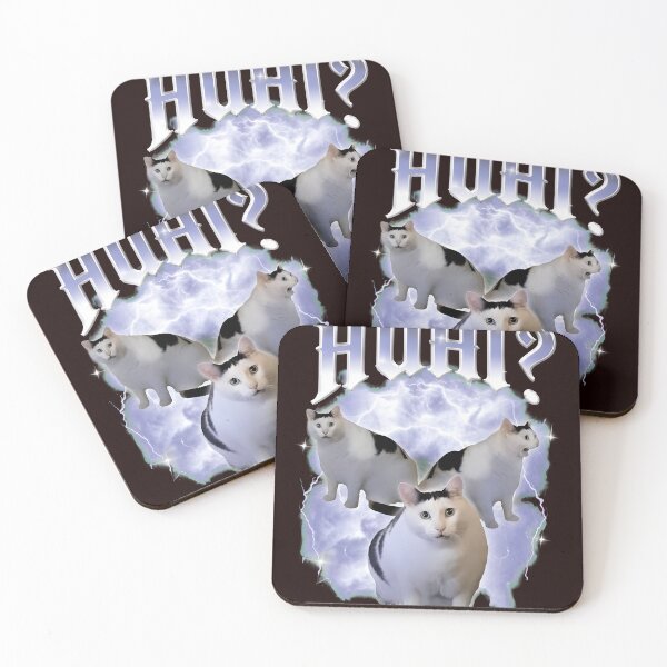 Item preview, Huh Cat Lightning Meme Funny designed and sold by ThoughtPatch.