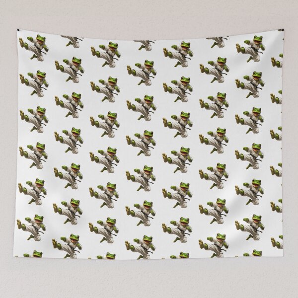 Item preview, Karate frog designed and sold by Blackthorn515.