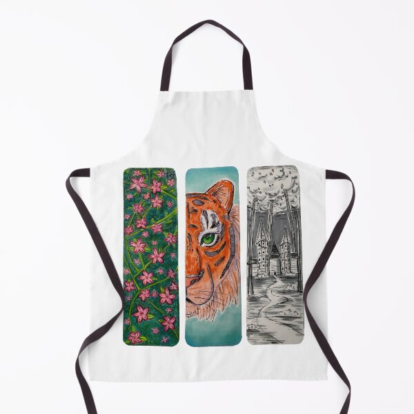Item preview, Series of Bookmark Deigns (Cherry Blossoms, Tiger, Abandoned Castle) designed and sold by Lefty_Arts .